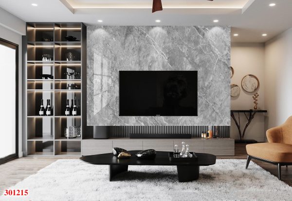 Tủ rượu kết hợp vách tivi