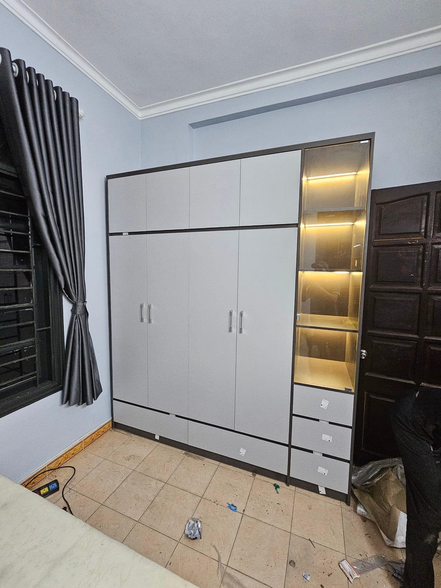 Tủ quần áo gỗ công nghiệp