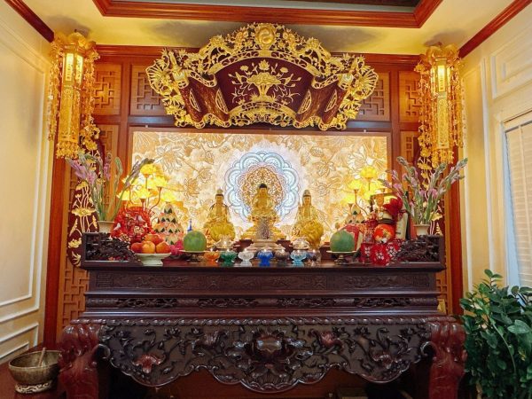 Tranh trúc chỉ phòng thờ