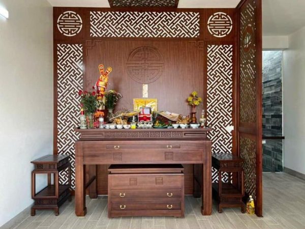 Vách ngăn cnc phòng thờ đẹp