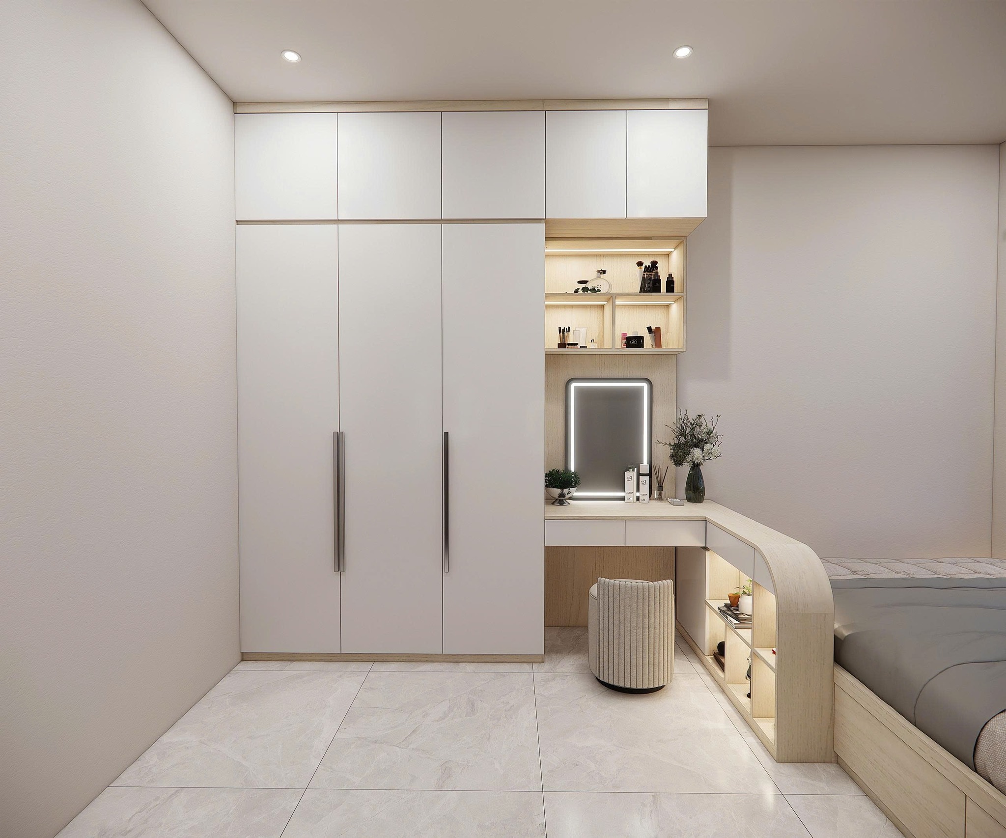 Tủ Quần Áo Gỗ Công Nghiệp VH01