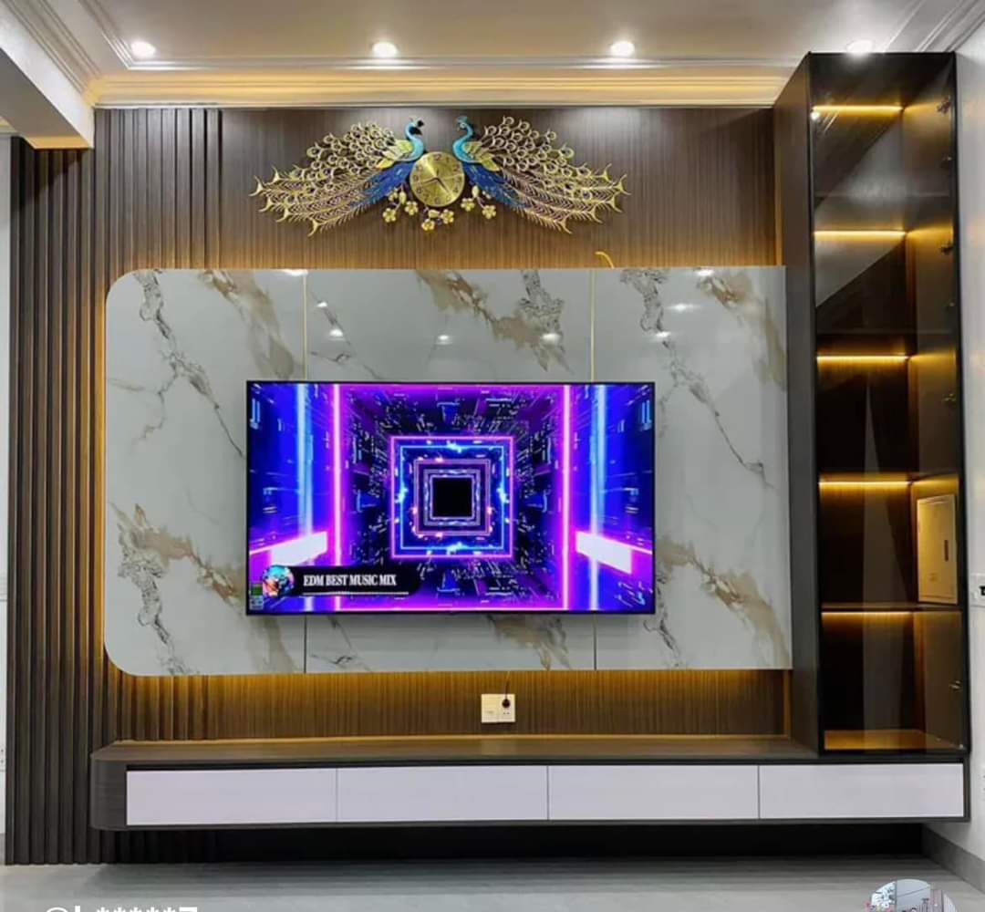 Vách tivi vân đá đẹp