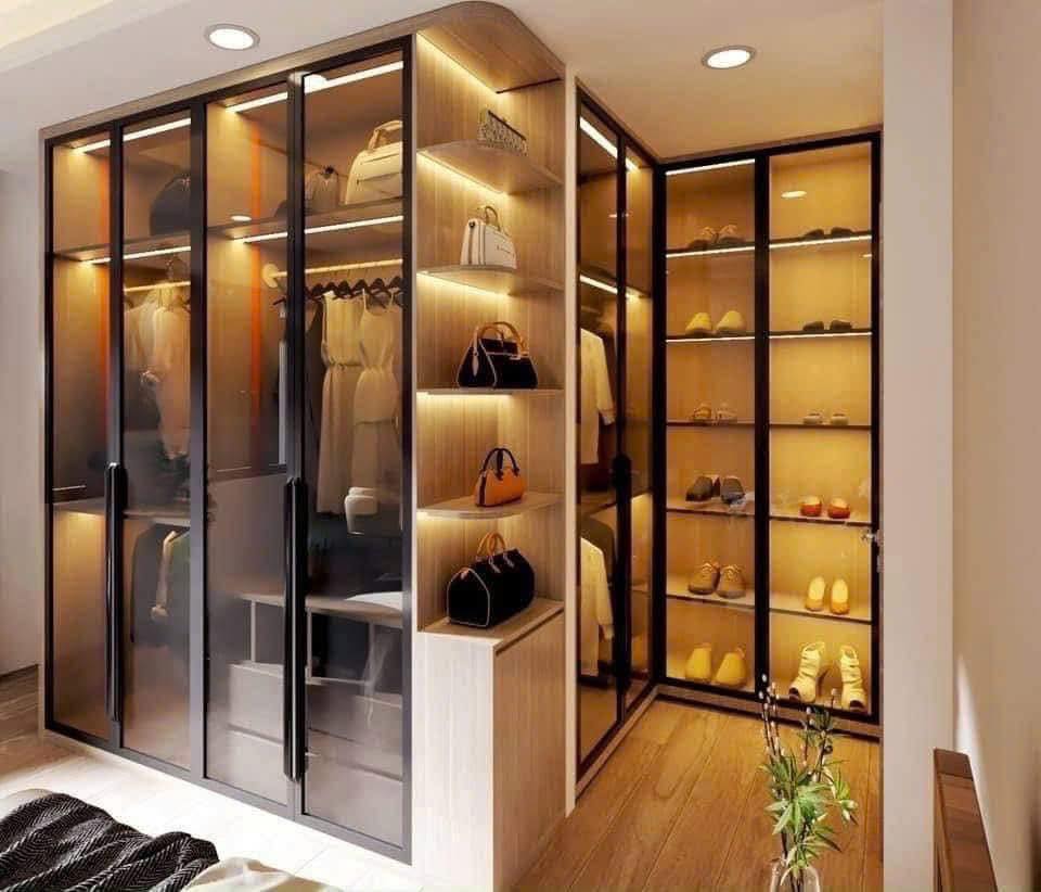 Tủ áo cánh kính