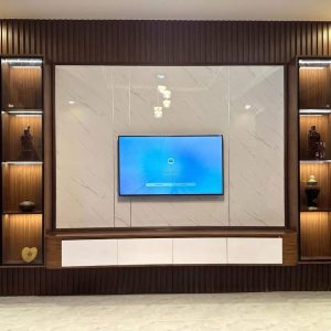 Tủ rượu trang trí phòng khách