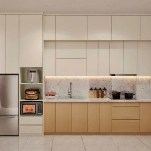 Tủ bếp gỗ công nghiệp VH10