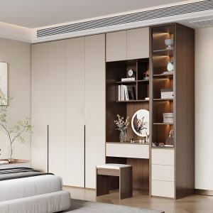 Tủ quần áo gỗ công nghiệp đẹp