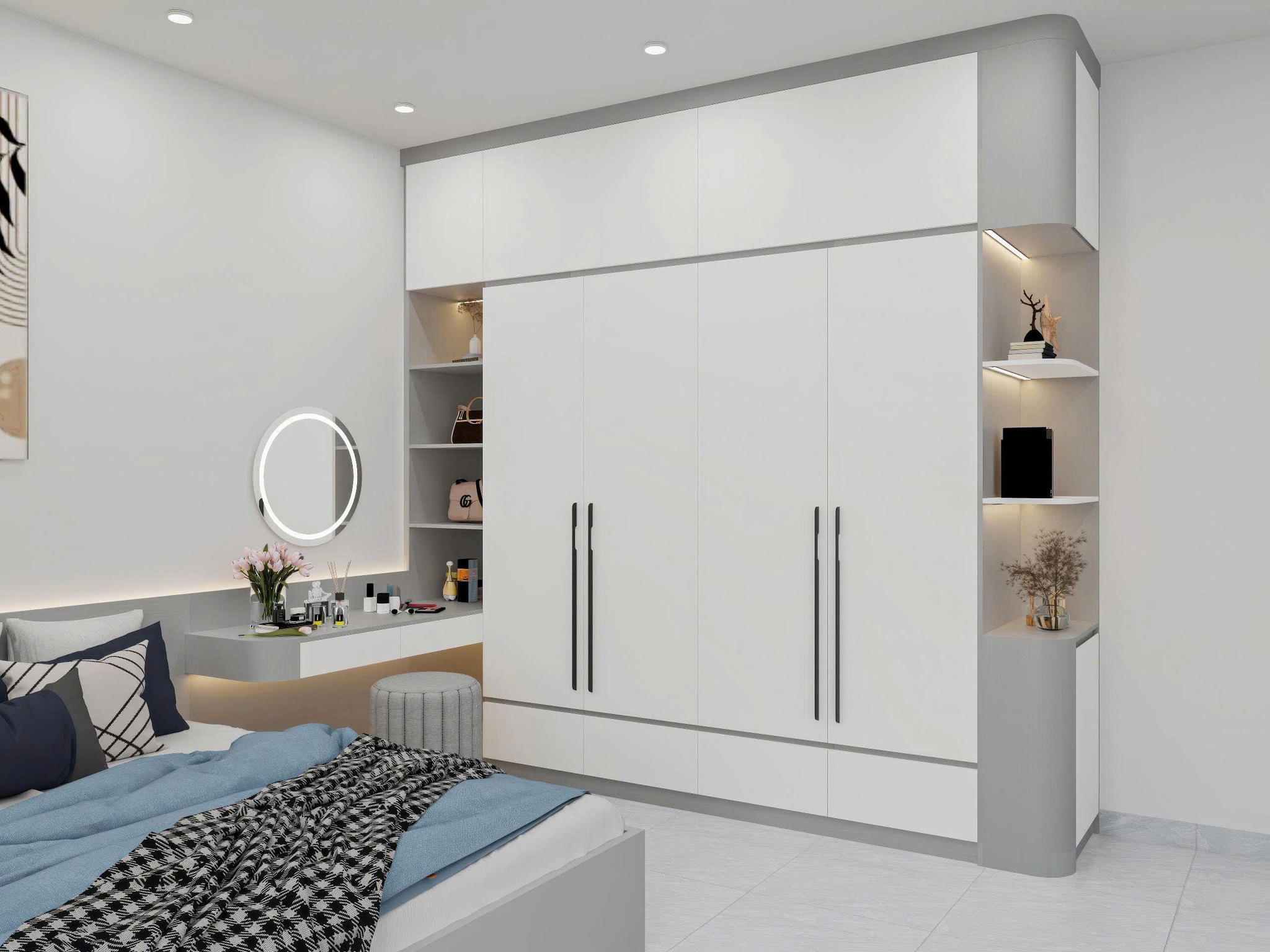 Tủ quần áo gỗ công nghiệp VH24