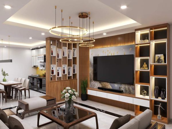 Kệ trang trí hiện đại