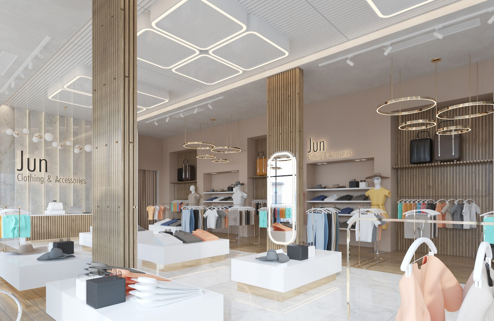 
Thiết kế Showroom thời trang
