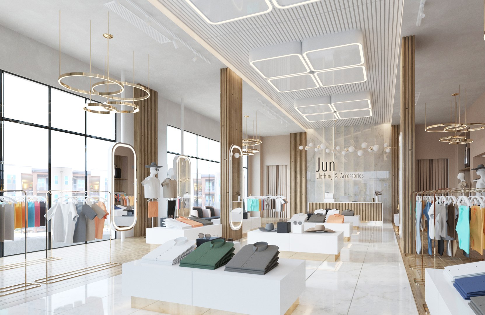 
Thiết kế Showroom thời trang
