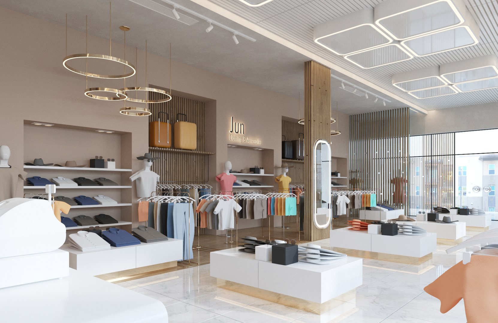 
Thiết kế Showroom thời trang
