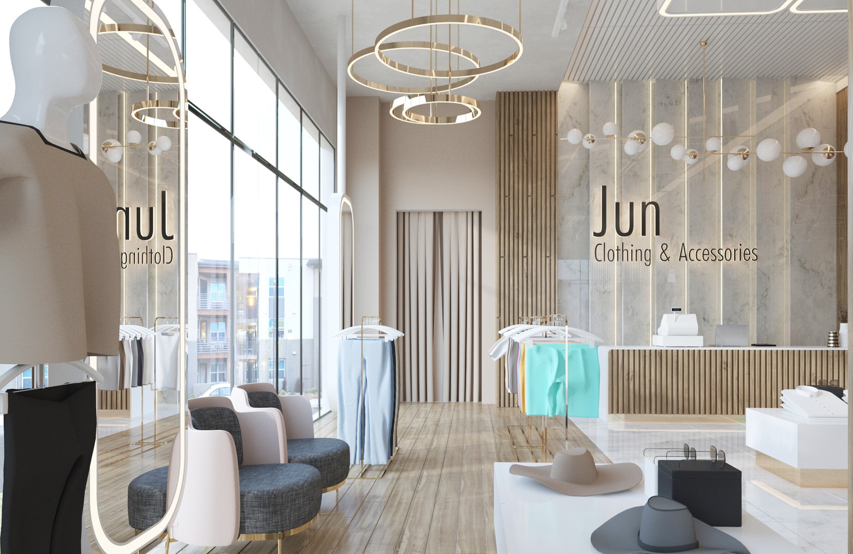 
Thiết kế Showroom thời trang
