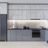 Tủ bếp gỗ công nghiệp cánh acrylic VH25