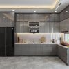 Tủ bếp gỗ công nghiệp cánh acrylic VH27