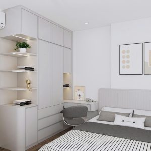 Tủ quần áo gỗ công nghiệp VH17