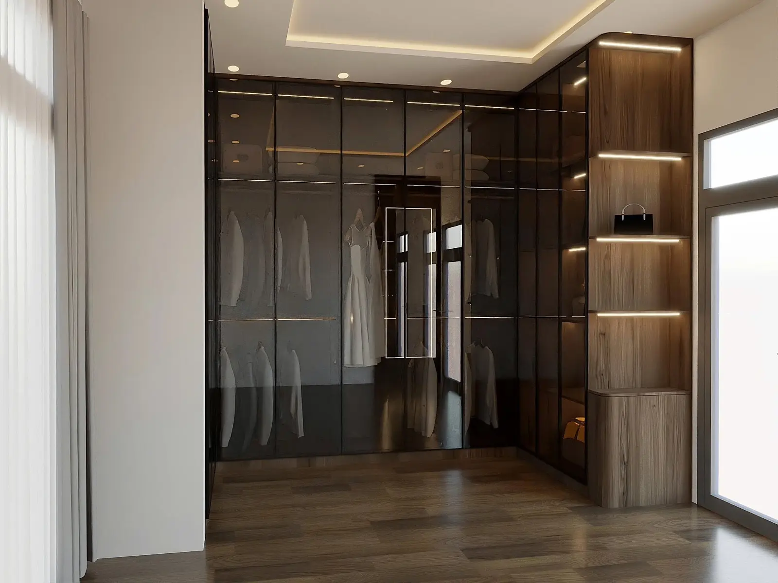 Tủ quần áo cánh kính VH52