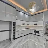 Tủ bếp gỗ công nghiệp phủ acrylic VH49