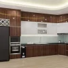 Tủ bếp gỗ công nghiệp phủ acrylic VH30