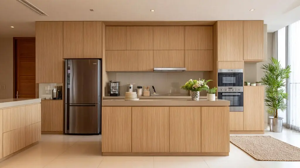 Tủ bếp gỗ công nghiệp VH50