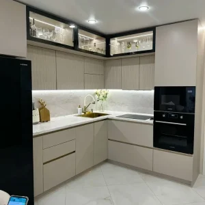Tủ bếp gỗ công nghiệp VH40