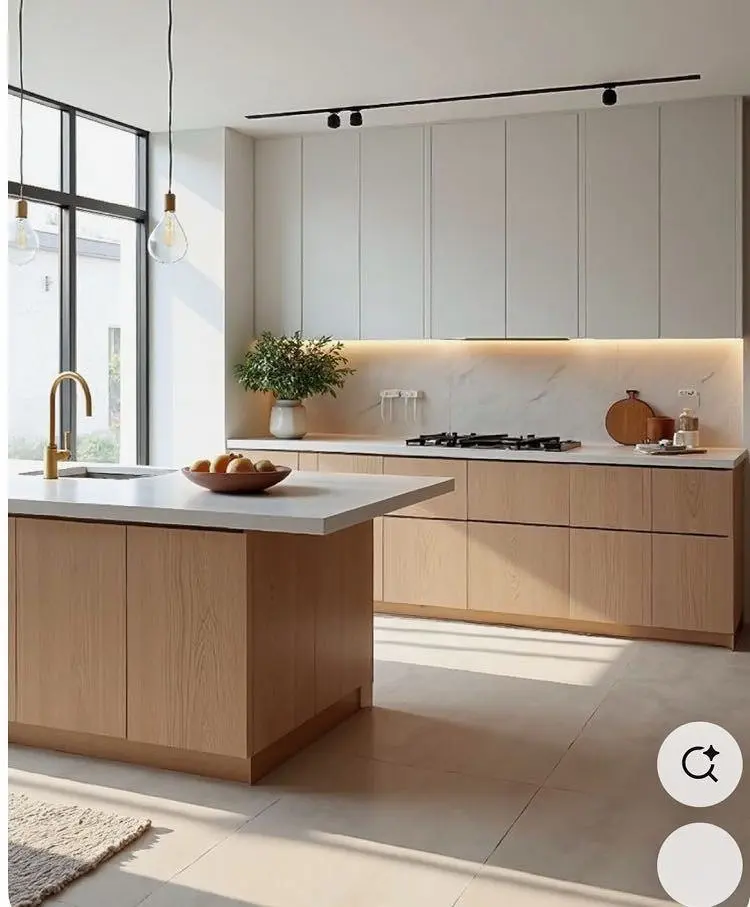 Tủ bếp gỗ công nghiệp VH54