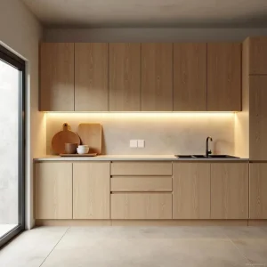 Tủ bếp gỗ công nghiệp VH56