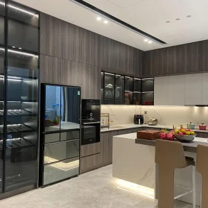 Tủ bếp gỗ công nghiệp VH60