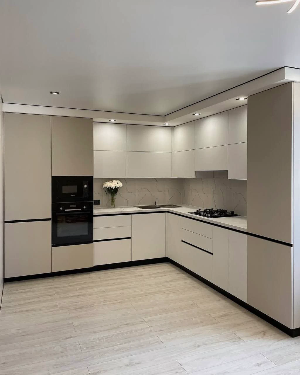 Tủ bếp gỗ công nghiệp VH47