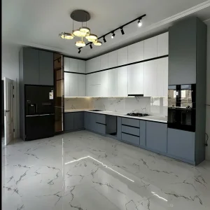 Tủ bếp gỗ công nghiệp VH63