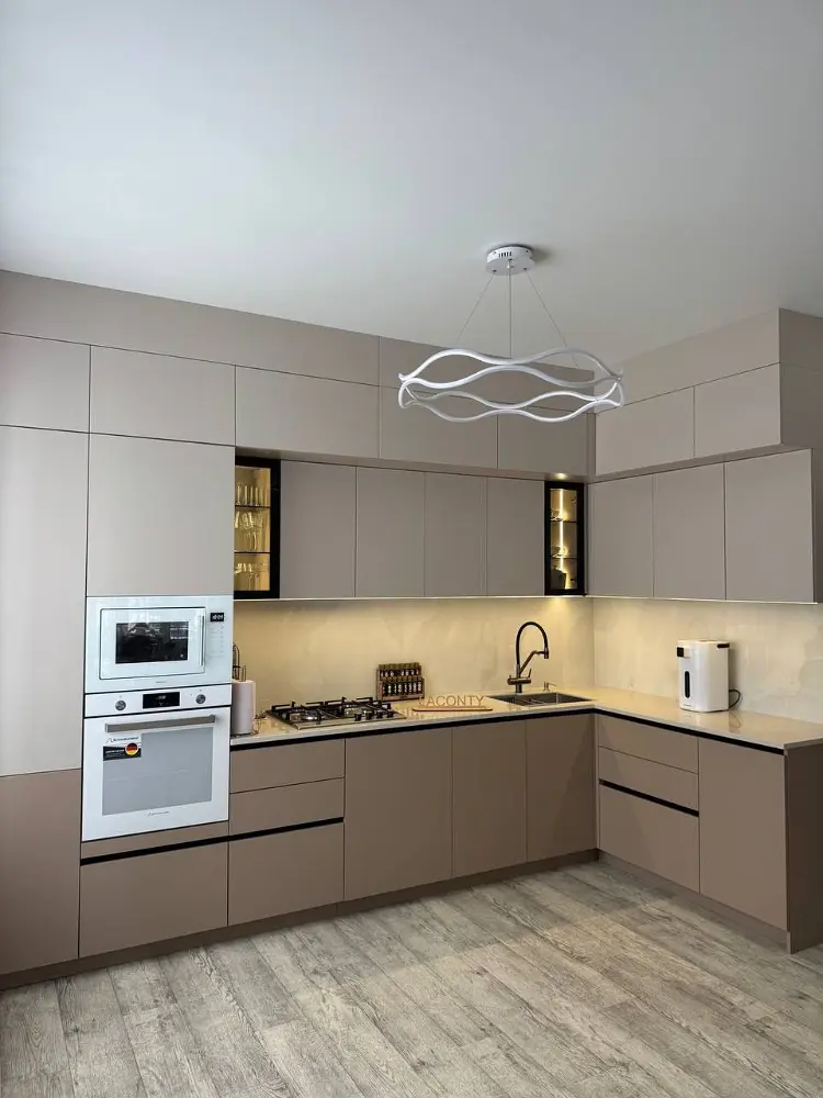 Tủ bếp gỗ công nghiệp VH46