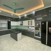 Tủ bếp gỗ công nghiệp cánh acrylic VH30