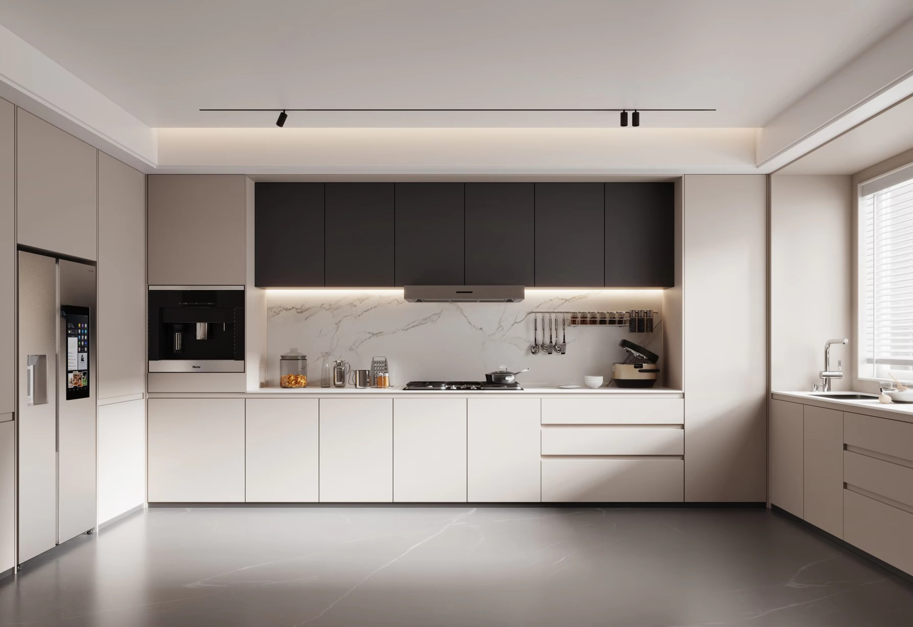 Tủ bếp gỗ công nghiệp VH13