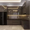 Tủ bếp gỗ công nghiệp cánh acrylic VH33