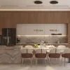 Tủ bếp gỗ công nghiệp VH68