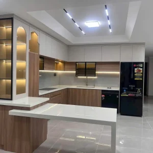 Tủ bếp gỗ công nghiệp VH69