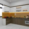 Tủ bếp gỗ công nghiệp cánh acrylic VH37