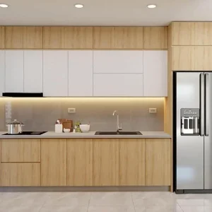 Tủ bếp gỗ công nghiệp VH74