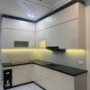 Tủ bếp gỗ công nghiệp phủ Acrylic VH11