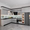 Tủ bếp gỗ công nghiệp phủ Acrylic VH14