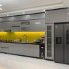 Tủ bếp gỗ công nghiệp acrylic VH17