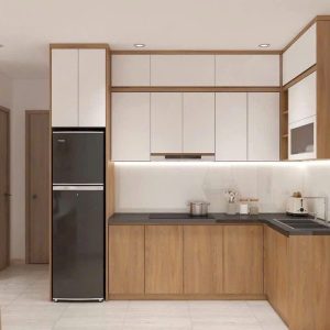 Tủ bếp gỗ công nghiệp VH29