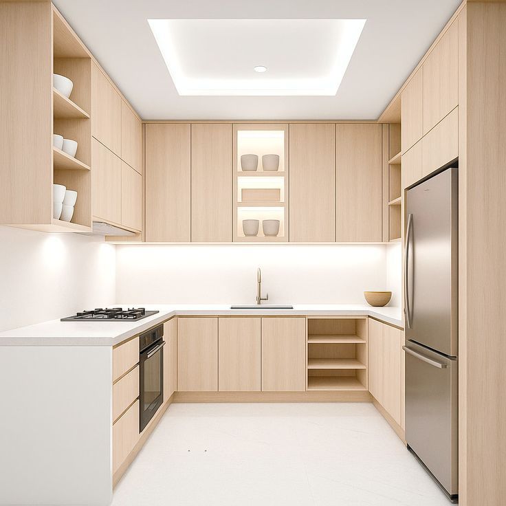 Tủ bếp gỗ công nghiệp VH35
