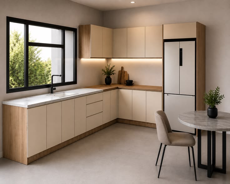 Tủ bếp gỗ công nghiệp VH36