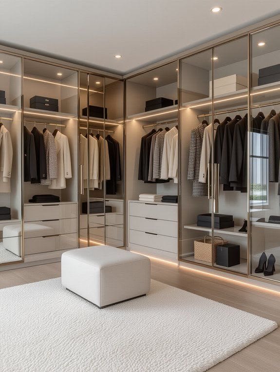 Tủ quần áo cánh kính VH19