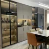 Tủ rượu trang trí phòng khách VH07