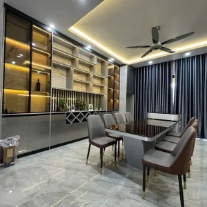 Tủ rượu trang trí phòng khách VH08