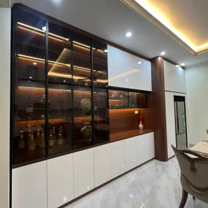 Tủ rượu trang trí phòng khách VH10