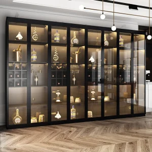 Tủ rượu cánh kính đẹp