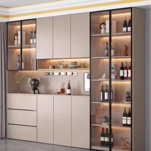 Tủ rượu trang trí phòng khách VH01
