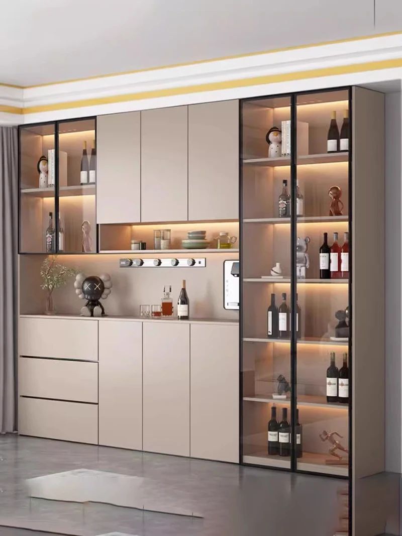Tủ rượu trang trí phòng khách VH01